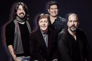 Paul McCartney, Dave Grohl, Krist Novoselic & Pat Smear